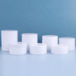 100Ml Kho Trắng Mỹ Phẩm Cơ Thể Chà <span class=keywords><strong>Container</strong></span> Rỗng Pet <span class=keywords><strong>Container</strong></span> Nhựa Jar Với Nắp Đậy - Product Image 1