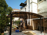 Kit de Carport de Aluminio Makro con Certificación CB, Ampliamente Utilizado para Compradores al por Mayor Europeos y Proyectos