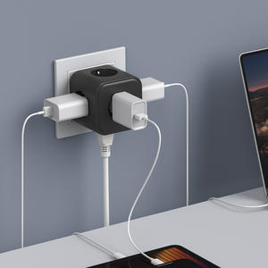 Enchufe de Torre Europeo de 16A, <span class=keywords><strong>Cubo</strong></span> de Alimentación para Escritorio con 5 Puertos, Enchufe Funcional Estilo <span class=keywords><strong>Cubo</strong></span> de <span class=keywords><strong>Rubik</strong></span> - Product Image 4