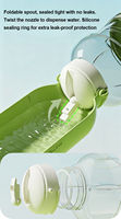 Bouteille d'eau portable pliable pour animaux de compagnie, idéale pour les voyages en extérieur, OEM ODM, gamelle de voyage pour chien, gamelles pour chien - Meilleure vente