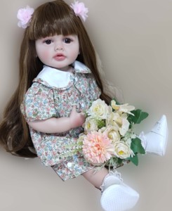 R & B <span class=keywords><strong>Chucky</strong></span>-muñecas de silicona para niñas, juguete realista para niños pequeños - Product Image 4