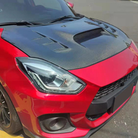 Pour Suzuki Swift ZC33S Sport, capot moteur avant en fibre de carbone, capot de voiture, capot avant, pièces de carrosserie, kit carrosserie