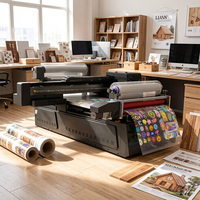 Impresora UV DTF de Inyección de Tinta 6090 (600x900mm) Multicolor con Cabezal DX7/XP600, Impresora de Tubo Flexible Automática para Huevo, Cuero, Madera y Vidrio