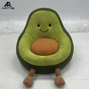 Serie de diseño de forma de fruta, muebles suaves para salón, decoración para sala de estar, tapicería de tela con aspecto de aguacate, sofá individual, silla - Product Image 2