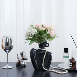 Schöne Hortensie Chrysantheme künstliche Blume Einzigartiges Design für Abschluss Vatertag Muttertag Topf künstlich - Product Image 4