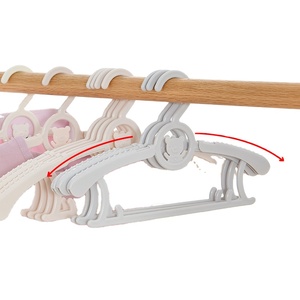 Kunststoffhänger für haushalt großhandel babybekleidung, einziehbare kunststoff-multifunktionshänger - Product Image 1