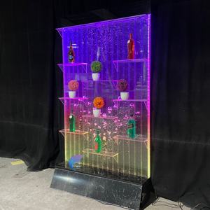 <b>Water</b> dacing bubble panel floor standing LED <b>light</b> bubble wall <b>water</b> <b>feature</b> - Product Image 5