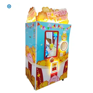Commercial Automatic Caramel Making Electric Coin Operated Popcorn Vending Machine