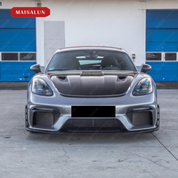 Kit de carrosserie de conversion Tune 718 GT4 RS pour Porsche 718 Cayman Boxster, pare-chocs avant, diffuseur arrière, échappement, pièces automobiles, MOD