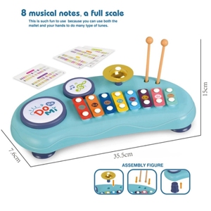 Nouveau clavier électronique à 13 touches, jouet éducatif, instrument de musique, piano simulé pour l'apprentissage précoce de la musique - Product Image 2