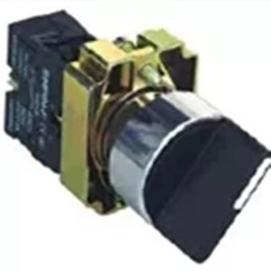 ELEWIND Interruptor Selector de Dos Posiciones 1NO con Terminal de Tornillo de 22mm, Serie XB2 (PB225-10X-21), 10A Máx. Corriente 250V - Product Image 1