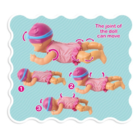 Poupée de bain en Silicone vinyle, jouet de baignoire interactif, cadeau pour enfants, amusant, pour l'été, à piles, 13 pouces