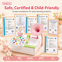 Prêt à expédier - Beiens S9 - Boîte à sons éducative pour enfants - Machine à histoires bilingue - Machine de lecture - Jouet éducatif unisexe