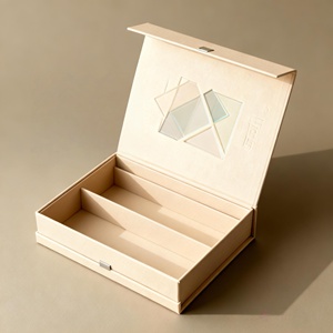Luxury Gift Folding Wireless <b>Black</b> Magnetic Ribbon Acrylic Packaging Box for Cardboard Boxes Gift Packaging Box - Product Image 2