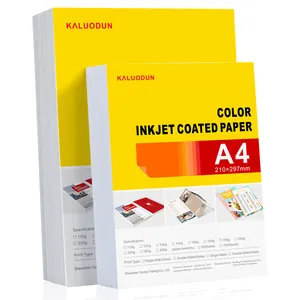 High Quality Two Side Coated Glossy Art Paper Sheets Fast Delivery Offset Inkjet Printing 120gsm 80gsm A4 Matte Art Paper Glossy