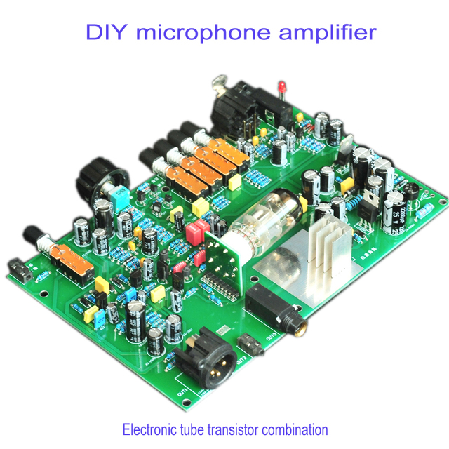 Professional H-1 Dynamic Microphone Preamp DIY Discrete Component Kit Low Noise High Fidelity Cardioid Light-weight Studio Audio