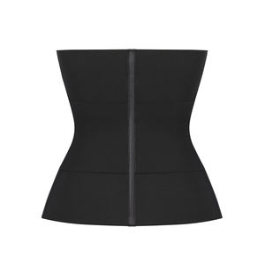 HEXIN <span class=keywords><strong>en</strong></span> stock Corset coupe-taille pour femmes avec contrôle de la graisse du ventre Split Plus Size Latex Waist Trainer Shaper - Product Image 6