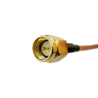 Cable coaxial RG316 de 10 cm con conector SMA hembra de panel a SMA macho, ensamblaje de fábrica