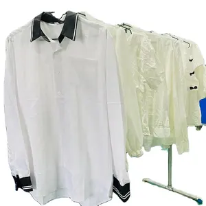 Wholesale high quality blouses for Ladies Cotton Blouse Suppliers For Second Hand Clothing In Bale Used Clothes In Stock
