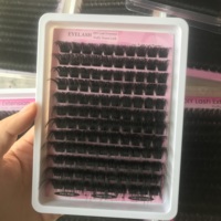 Kit de cils en grappes DIY à marque privée – Cils individuels segmentés naturels, longue tenue, pour auto-greffe, en format livre