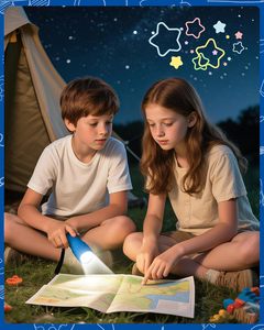 Linterna Táctica Mini GOLDMORE1, Cuerpo de Aluminio, Clasificación IP65, 9 LED, Uso en Campamentos, Linterna de Mano - Product Image 3