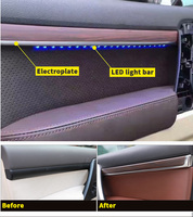 Lampe d'ambiance Jiaji pour Land Cruiser 16+ LC200, bande lumineuse décorative intérieure de voiture LED 12V