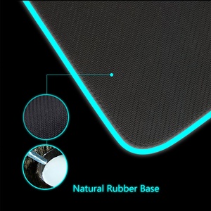 Tapis de souris de jeu RGB personnalisable avec motif vert lumineux, grand tapis de souris LED pour clavier et souris, vente en gros - Product Image 2