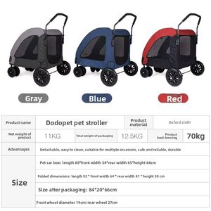 2026 En gros Poussette pliable <span class=keywords><strong>pour</strong></span> animaux de compagnie en métal robuste à 4 roues, écologique, <span class=keywords><strong>pour</strong></span> <span class=keywords><strong>chiens</strong></span> de grande race, animaux blessés, animaux âgés et visites chez le vétérinaire - Product Image 5