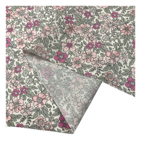 Tissu en coton 100% biologique tissé à haute définition, imprimé floral, pour vêtements, literie, textiles de maison, garçons, doux, respirant, écologique