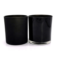 Vente en gros 8oz 10oz 14oz 160z Pot vide en verre dépoli pour bougie Bocaux à bougie à 3 mèches avec couvercle pour la décoration de la maison
