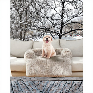 Luxury Square <strong>Dog</strong> Mat Foldable Faux Fur Cushion Cover Winter Warm Plush Cat Nest <strong>Kennel</strong> Blanket Washable Sofa Bed Mat for Pets - Product Image 2