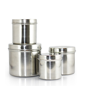 Conteneur à pommade en acier inoxydable Imori 304 avec couvercle pour le stockage de médicaments et l'utilisation en voyage - Product Image 3