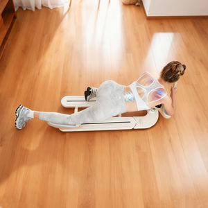 Nuovo <span class=keywords><strong>Trainer</strong></span> Addominale <span class=keywords><strong>ABS</strong></span> Bianco per Uso Domestico, Allenamento Addominale, Camminata a Coccodrillo, Capacità 100kg - Product Image 5