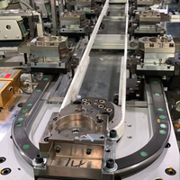Rails de guidage en acier courbés, segments de roulement, entraînement par chaîne, alternative efficace aux anneaux de rotation, plateformes tournantes automatiques