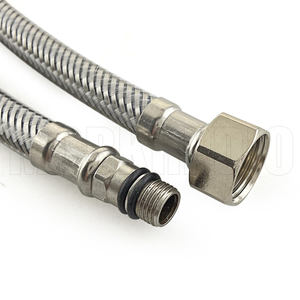 Tuyau <span class=keywords><strong>flexible</strong></span> en acier inoxydable 304 pour <span class=keywords><strong>robinet</strong></span> de lavabo, tuyau d'arrivée EPDM pour eau chaude et froide pour <span class=keywords><strong>robinet</strong></span> de <span class=keywords><strong>cuisine</strong></span> 3/8' - Product Image 3