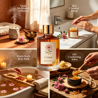 Huile Essentielle Pure et Naturelle de Rose des Roches (Cistus Ladaniferus) pour la Relaxation, Diffuseur, Cosmétiques Professionnels, Approvisionnement en Gros, OEM, ODM