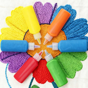 Pintura Textil de 6 Colores Ideal para Zapatos/Ropa/Gorras/<span class=keywords><strong>Camisetas</strong></span>, Pintura DIY - Product Image 3