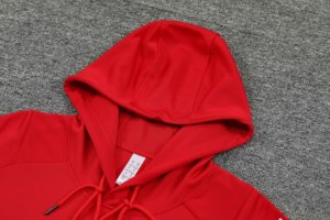 Autumn Winter Half Zipper Printed Hat <b>Sweatshirt</b> Short Training Suit Hoodie 25/26 Manchester European Clubs Competition Uniform - Product Image 2