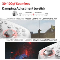Manette de jeu sans fil BEITONG Kunpeng 70 KP70, manette de jeu à double déclencheur à détection automatique pour Nintendo Switch/PC/iOS/Android/Steam