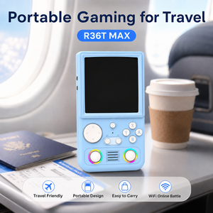 Consola de Juegos Portátil <span class=keywords><strong>Retro</strong></span> Linux R36T MAX, Pantalla IPS de 3.95'', WiFi, Multijugador en Línea, Venta al Por Mayor de Fábrica - Product Image 5