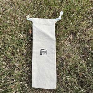 Eco Friendly GOTS Certified Custom Logo Printed Organic Cotton Gift <b>Pouch</b> Storage Candle Promotional <b>Drawstring</b> Dust Bag - Product Image 6