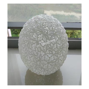 Service d'impression 3D SLS pour lampe de table moderne, décoration intérieure unique et éclairage abstrait - Product Image 2