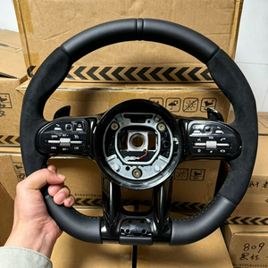 Volant de voiture en Alcantara pour Mercedes-Benz AMG W205 W213 W222 W212 W211C253 <span class=keywords><strong>GLE</strong></span> W166 W167 W292 GLA B GLB <span class=keywords><strong>GLE</strong></span> C117 C118 <span class=keywords><strong>C63s</strong></span> - Product Image 3