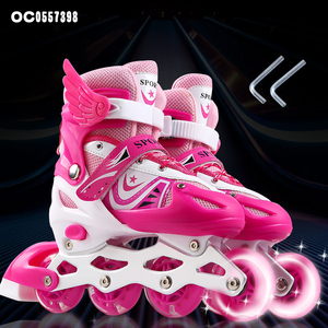 <span class=keywords><strong>Patines</strong></span> en línea <span class=keywords><strong>para</strong></span> <span class=keywords><strong>niñas</strong></span> y niños, alta calidad, con luz, venta al por mayor - Product Image 5