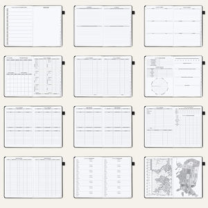 GuangAo pianificatore infermieristico 2024 design personalizzato del libro della scuola infermieristica infermiere pianificatore annuale di progettazione online - Product Image 6