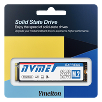 قرص صلب داخلي جديد من Ymeiton OEM M.2 NVMe SSD عالي السرعة 2280 SATA بغلاف بلاستيكي سعة 256 جيجا-1 تيرابايت لاسلكي