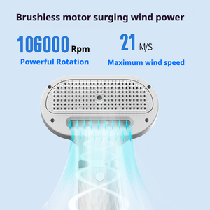 5in1temperature-kiểm soát Pet Máy Sấy Tóc Pet chải chuốt thổi máy sấy xách tay yên tĩnh tự động cho mèo & chó sau khi tắm tắm phòng tắm - Product Image 2