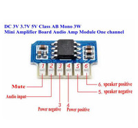 Module d'amplificateur de classe AB NS8002, mini amplificateur mono basse tension DC 3V pour système audio DIY, 5/10 pièces