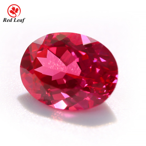 Đá Quý Redleaf Bán Chạy Giá Tổng Hợp Hình Dạng Hình Bầu Dục Lỏng Lẻo Đá Quý Hồng Ngọc Phòng Thí Nghiệm Phát Triển <span class=keywords><strong>Ruby</strong></span> - Product Image 3