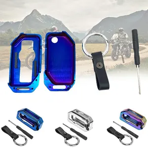 Wholesale cover adv key-REALZION Motorcycle Parts Key Case Key Chain Holder Keychain For BMW R 1250 GS F750GS F850GS R1200GS LC ADV R1200RT R1250GS